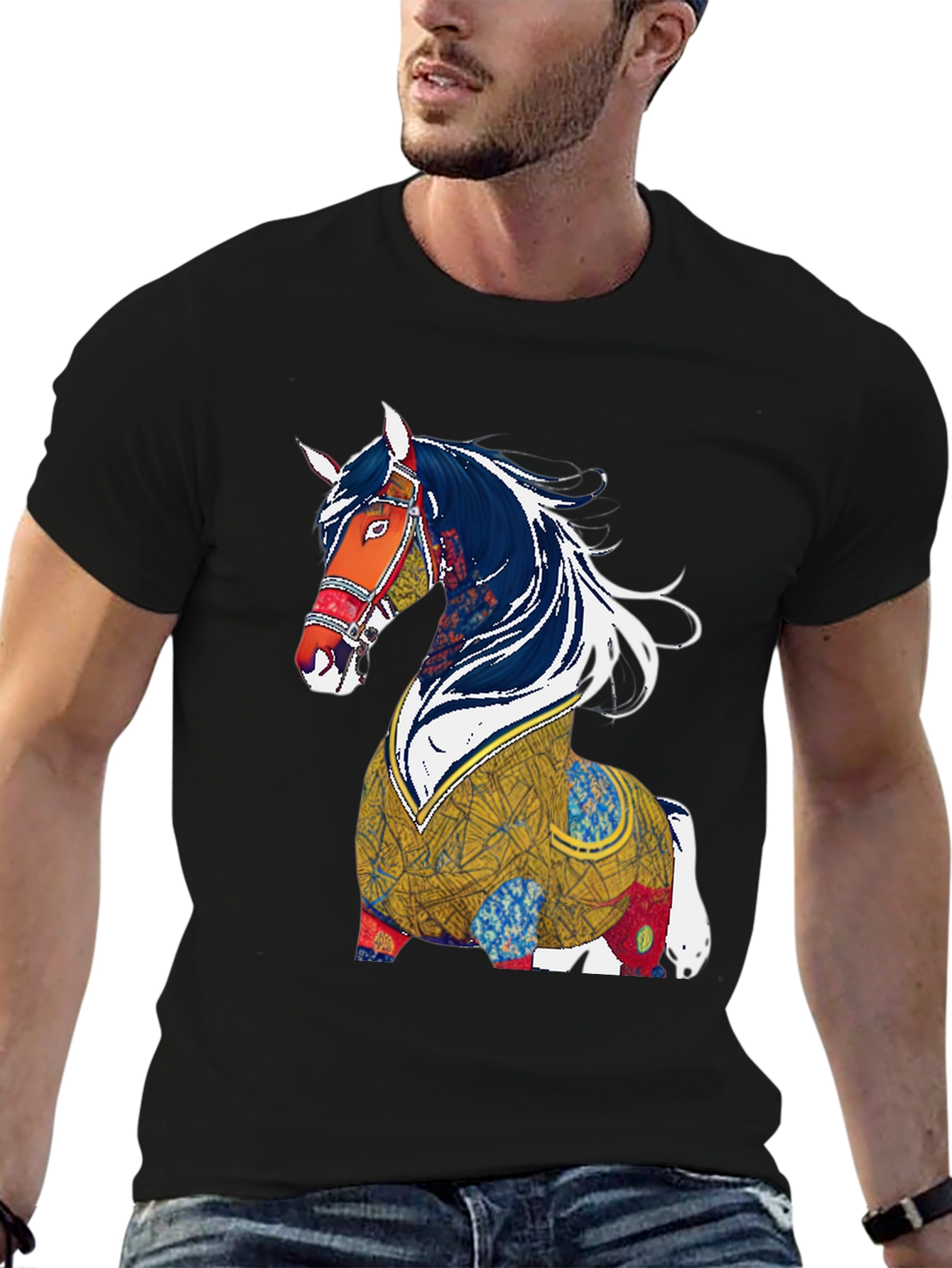 Horse Graphic Tee - Stylish & Unique Design