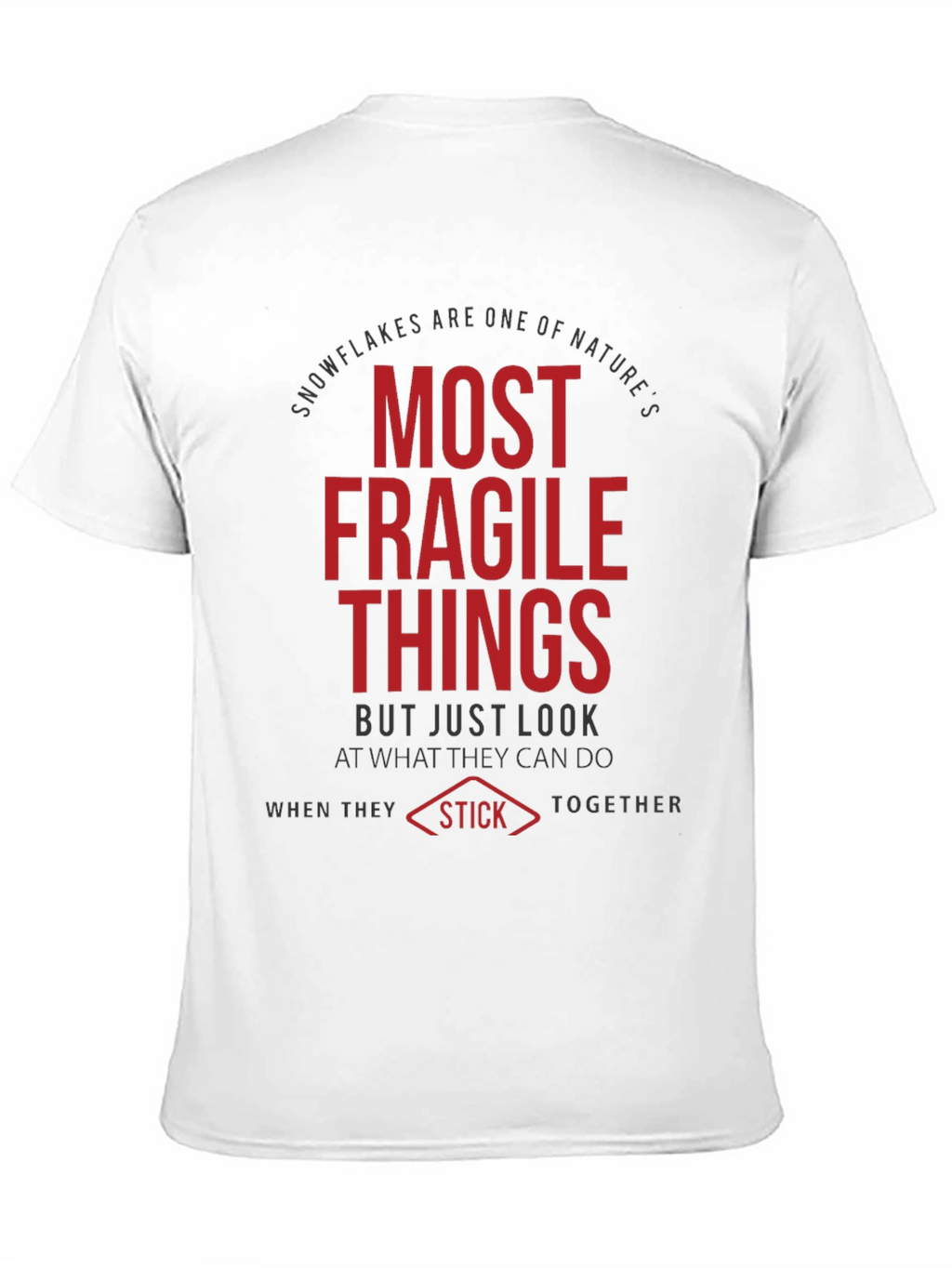 Fragile Things T-Shirt - Black Crew Neck