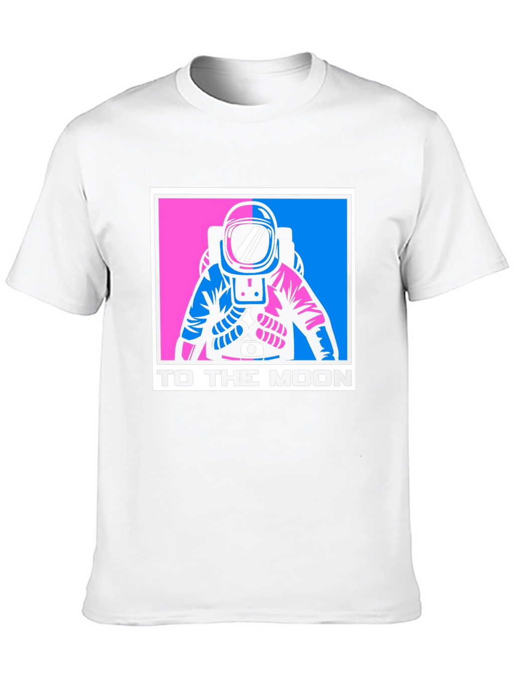 To The Moon Astronaut Graphic Tee - Black