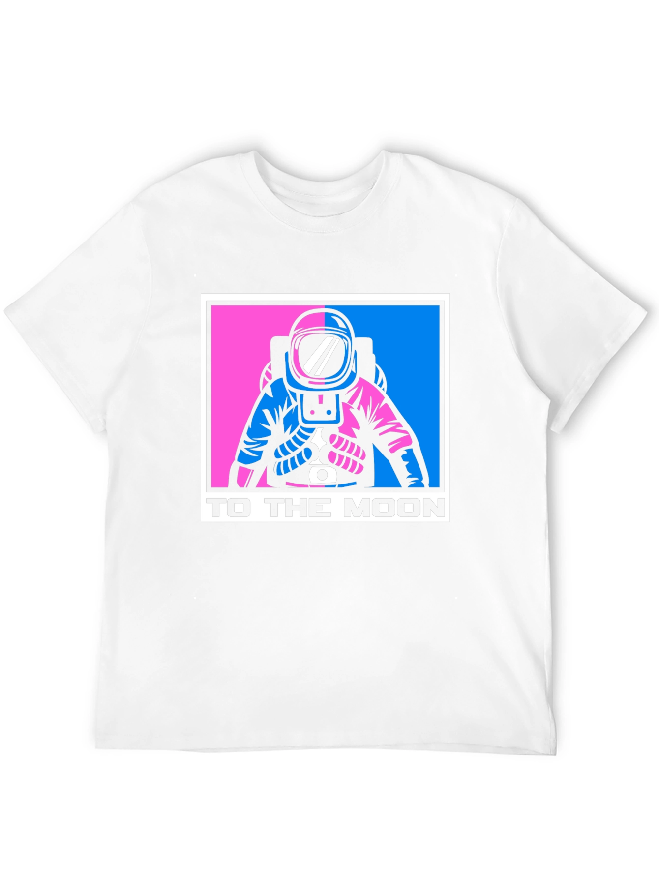 To The Moon Astronaut Graphic Tee - Black