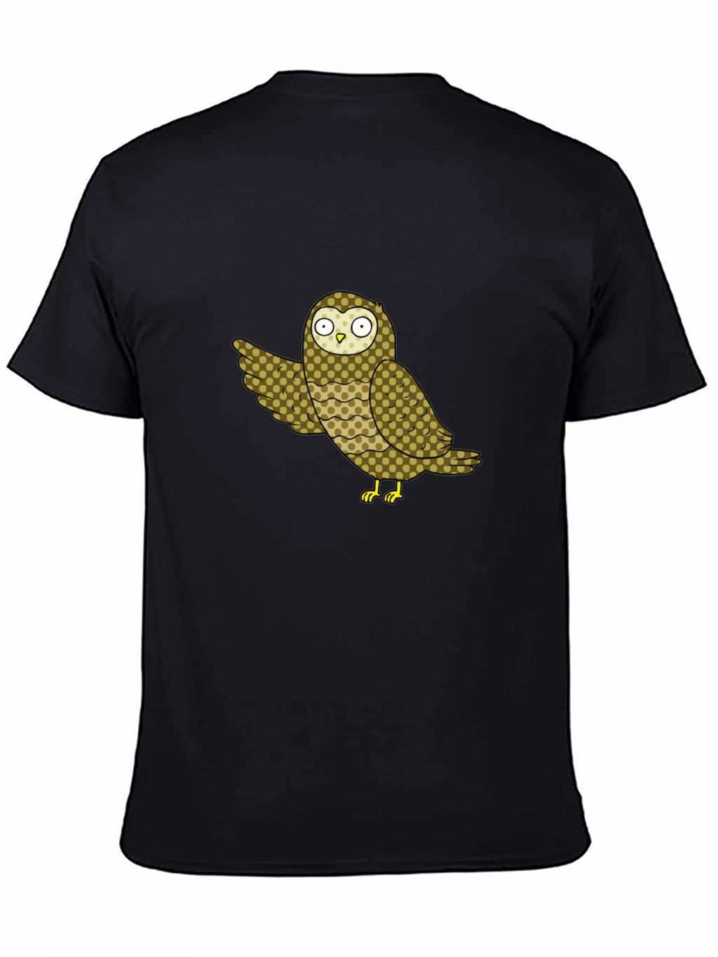 Owl Graphic Print T-Shirt - Unique Design