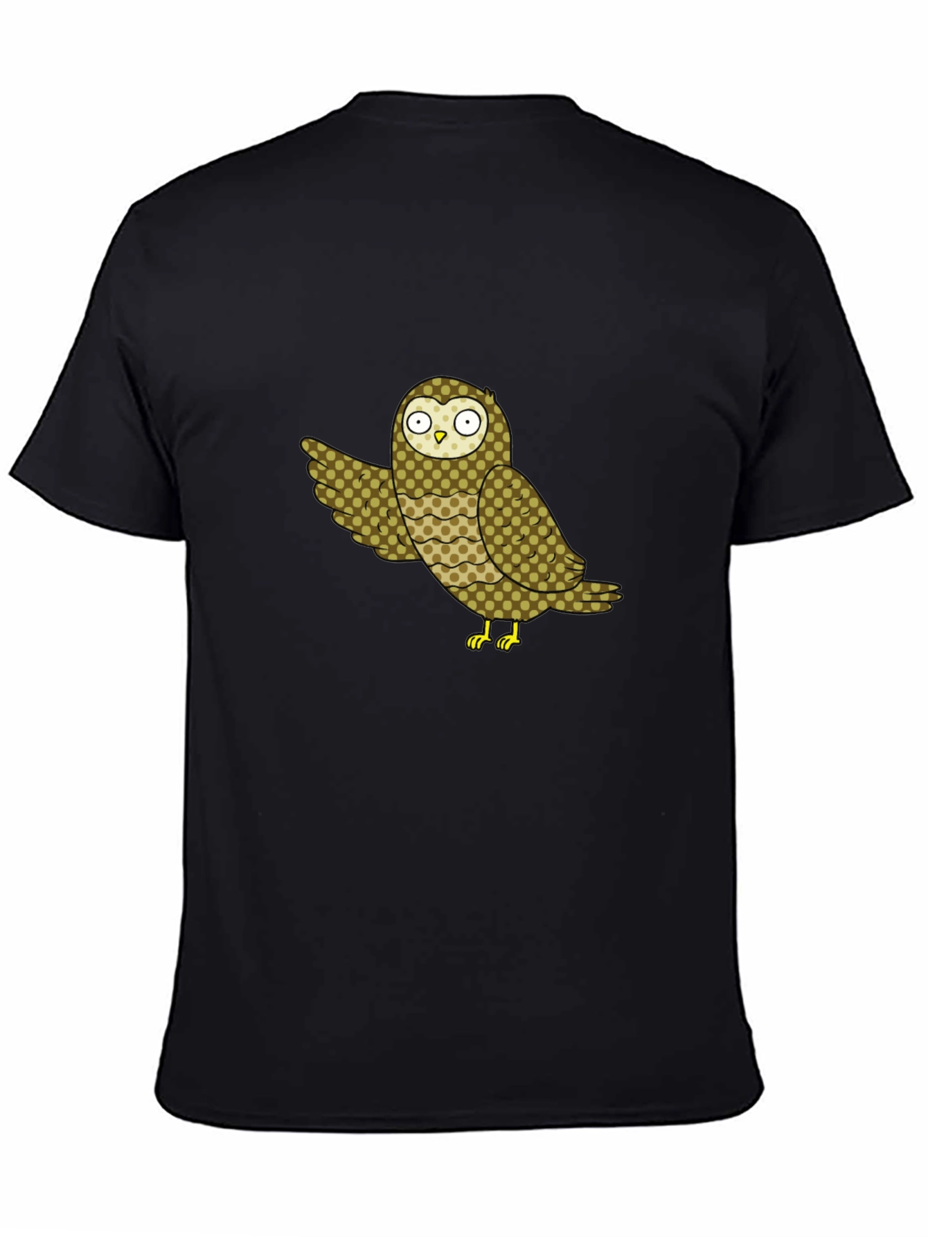 Owl Graphic Print T-Shirt - Unique Design