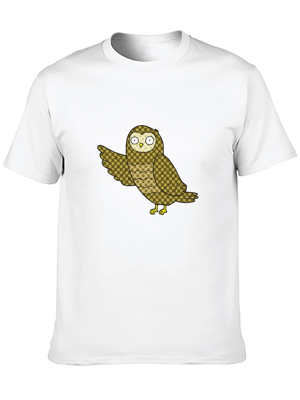 Owl Graphic Print T-Shirt - Unique Design