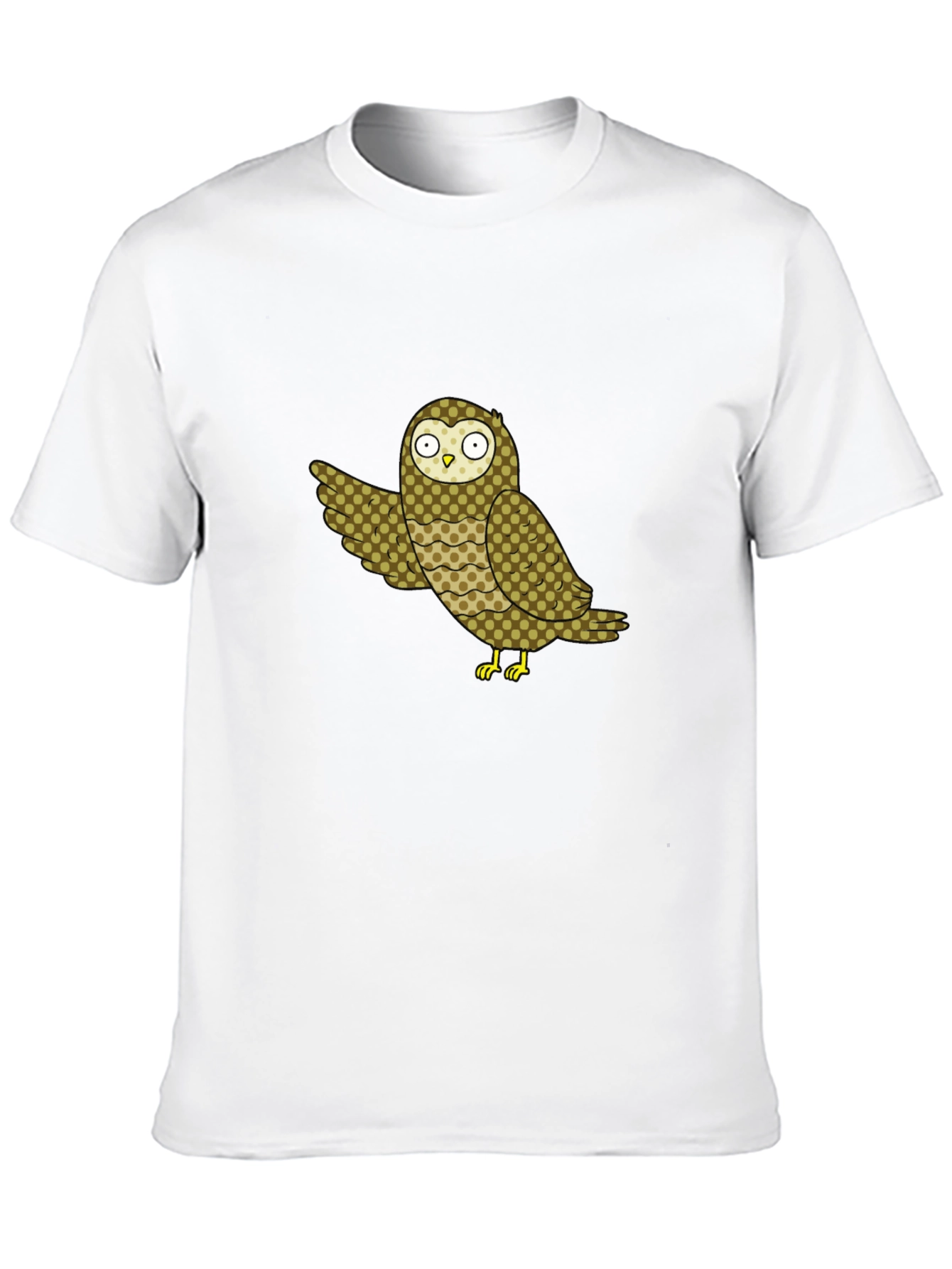 Owl Graphic Print T-Shirt - Unique Design