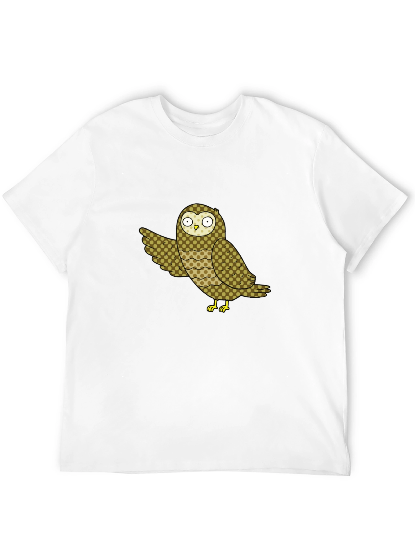 Owl Graphic Print T-Shirt - Unique Design