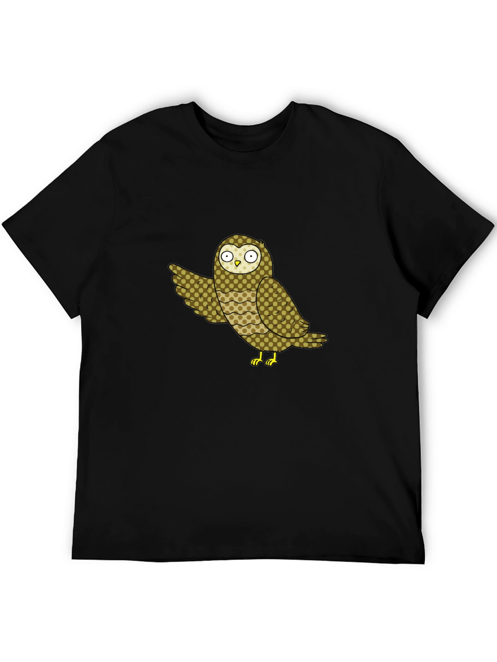 Owl Graphic Print T-Shirt - Unique Design