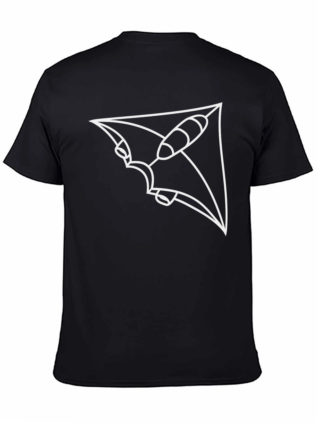 Abstract Spacecraft Black T-Shirt