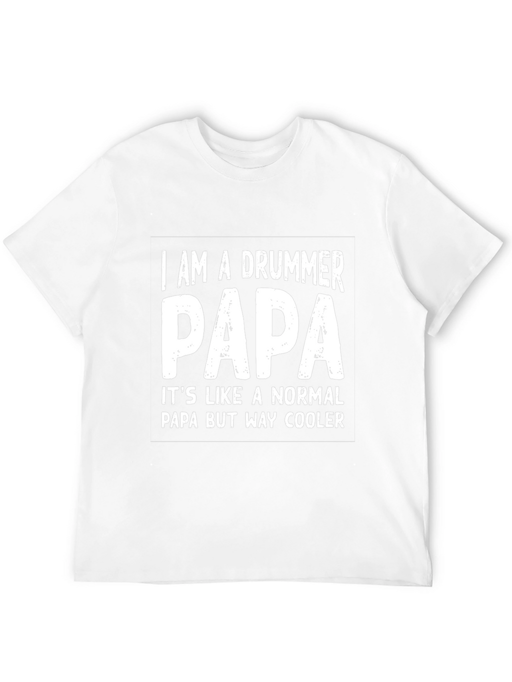 Drummer Papa T-Shirt - Cool Dad Gift