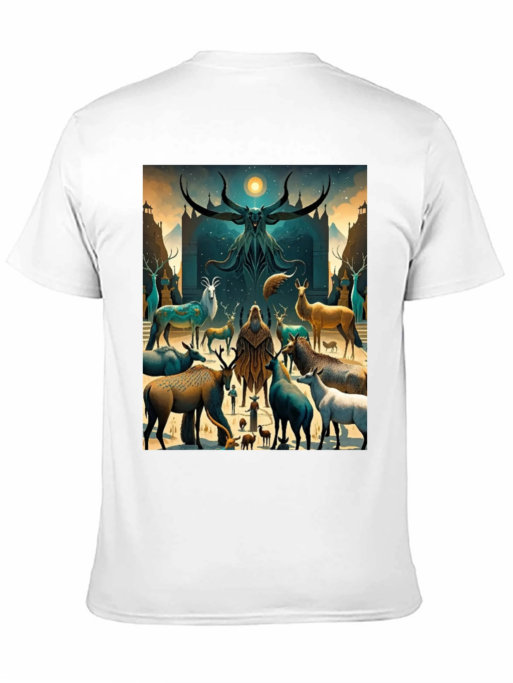 Mystic Deer Gathering Graphic Tee