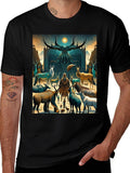 Mystic Deer Gathering Graphic Tee