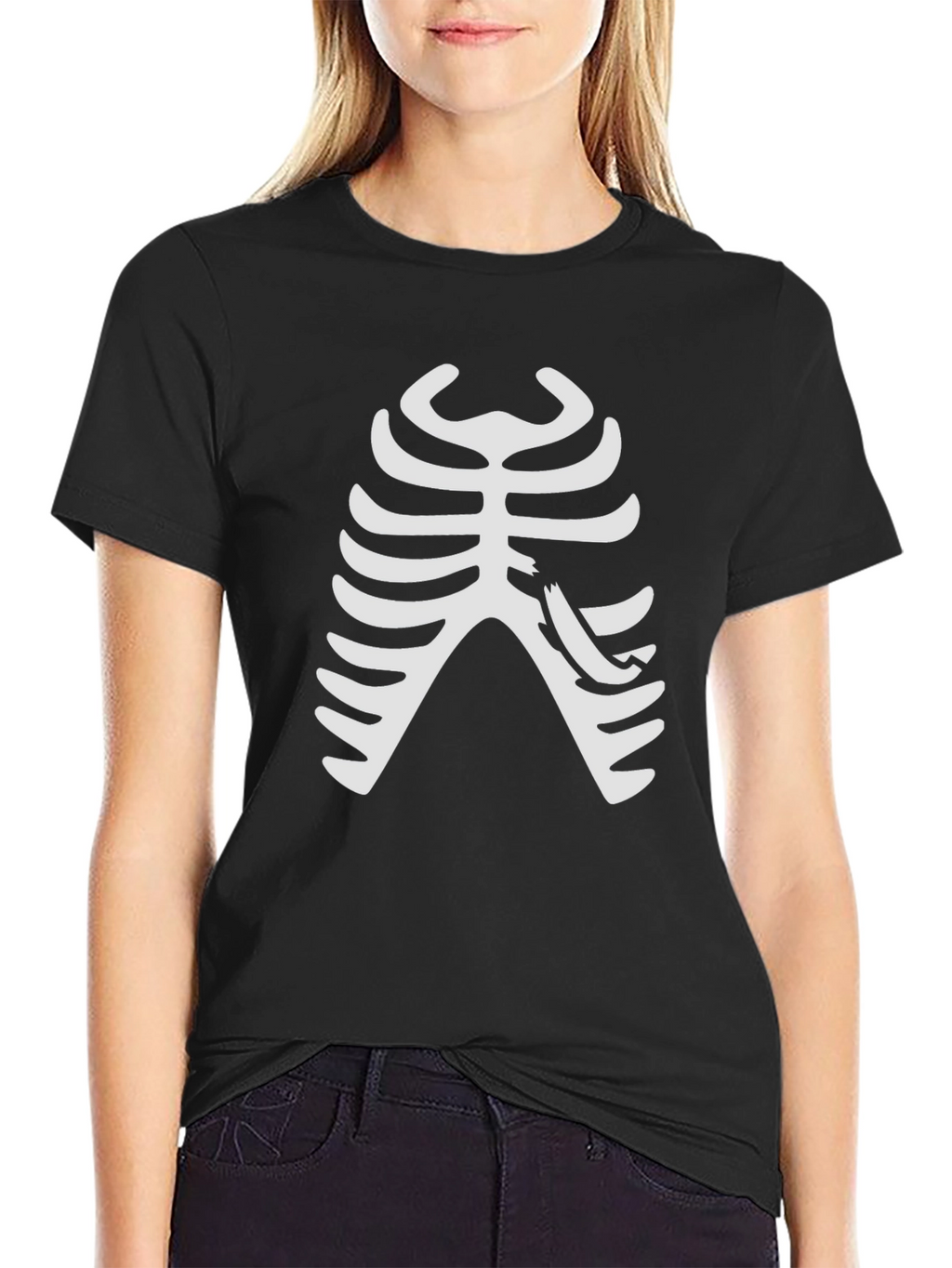Skeleton Ribcage T-Shirt - Halloween Costume Tee