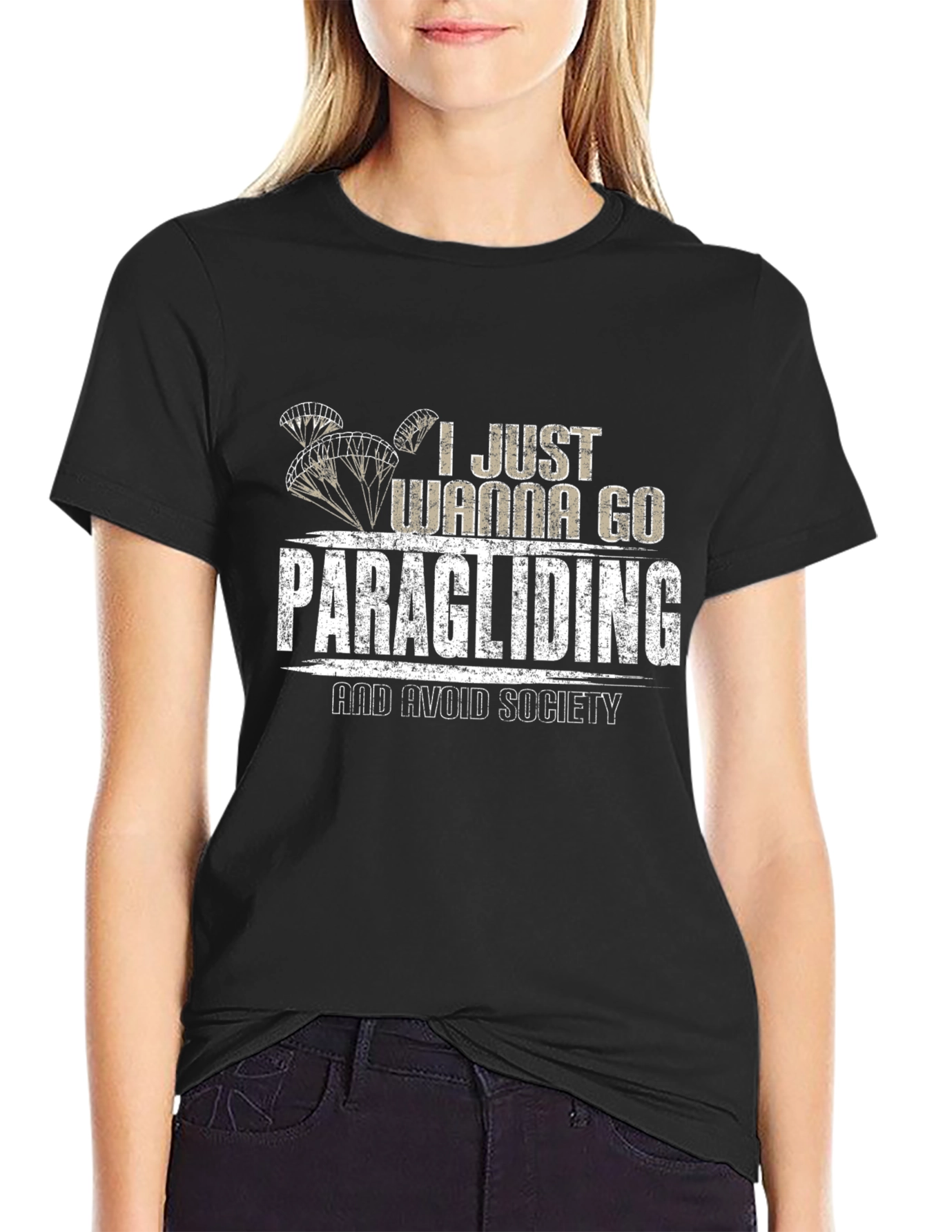 Paragliding Graphic T-Shirt - Avoid Society