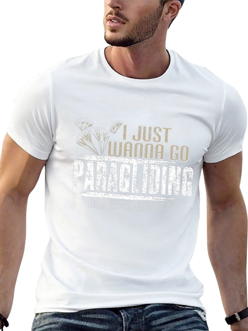 Paragliding Graphic T-Shirt - Avoid Society