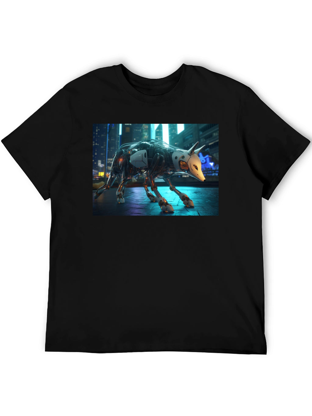 Cyberpunk Robot Animal T-Shirt
