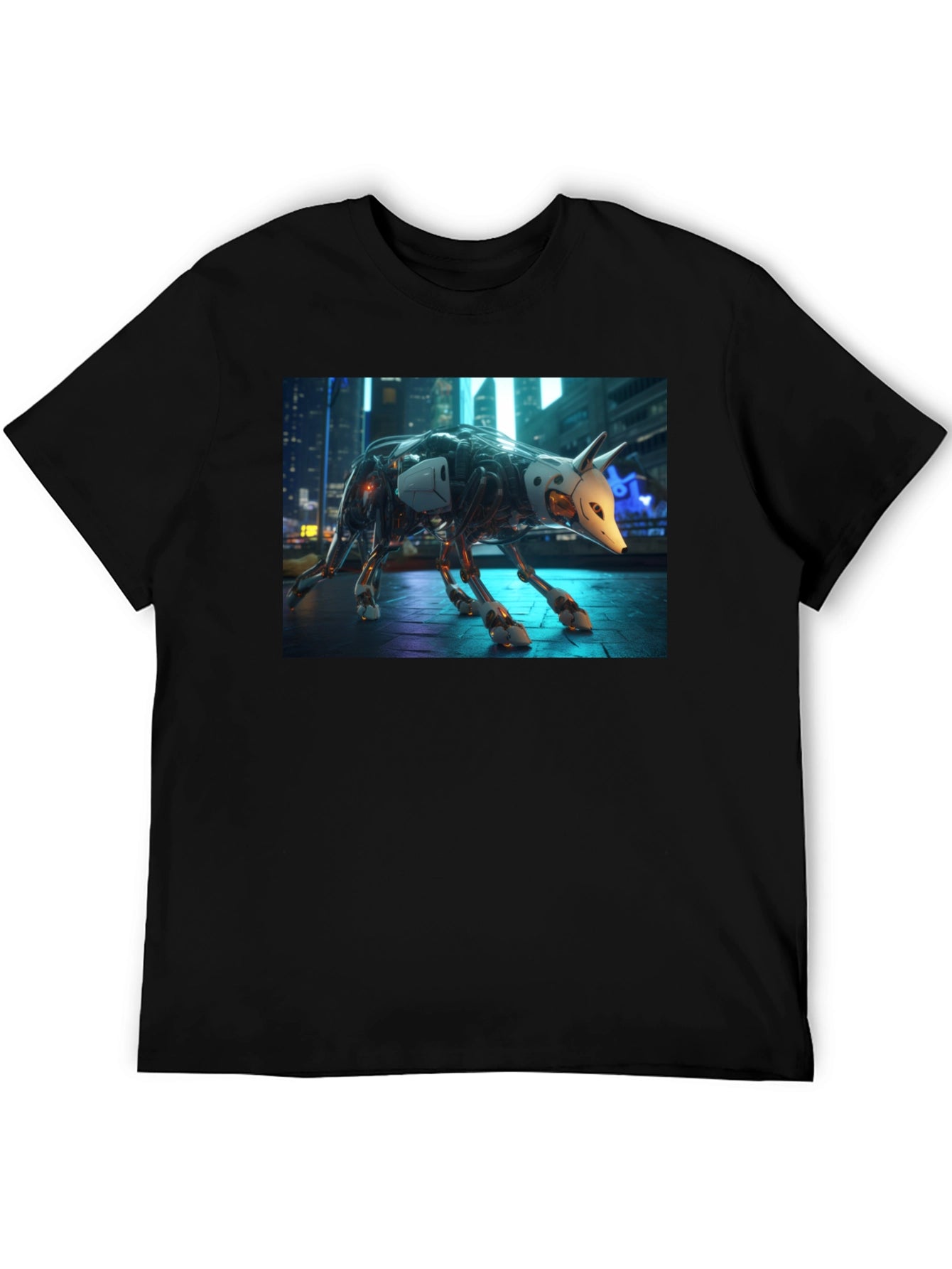 Cyberpunk Robot Animal T-Shirt