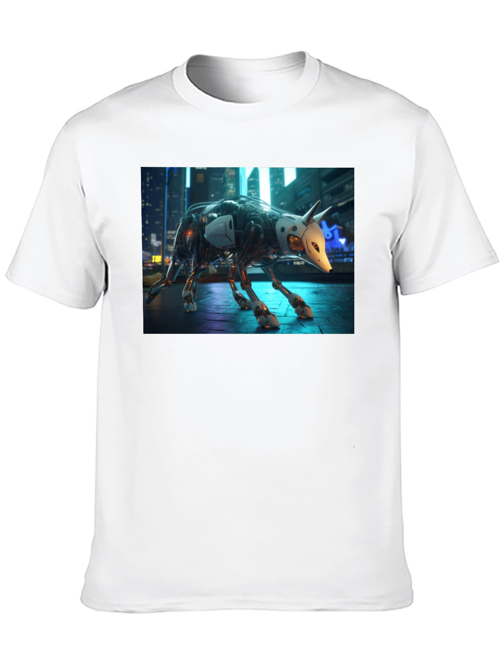 Cyberpunk Robot Animal T-Shirt