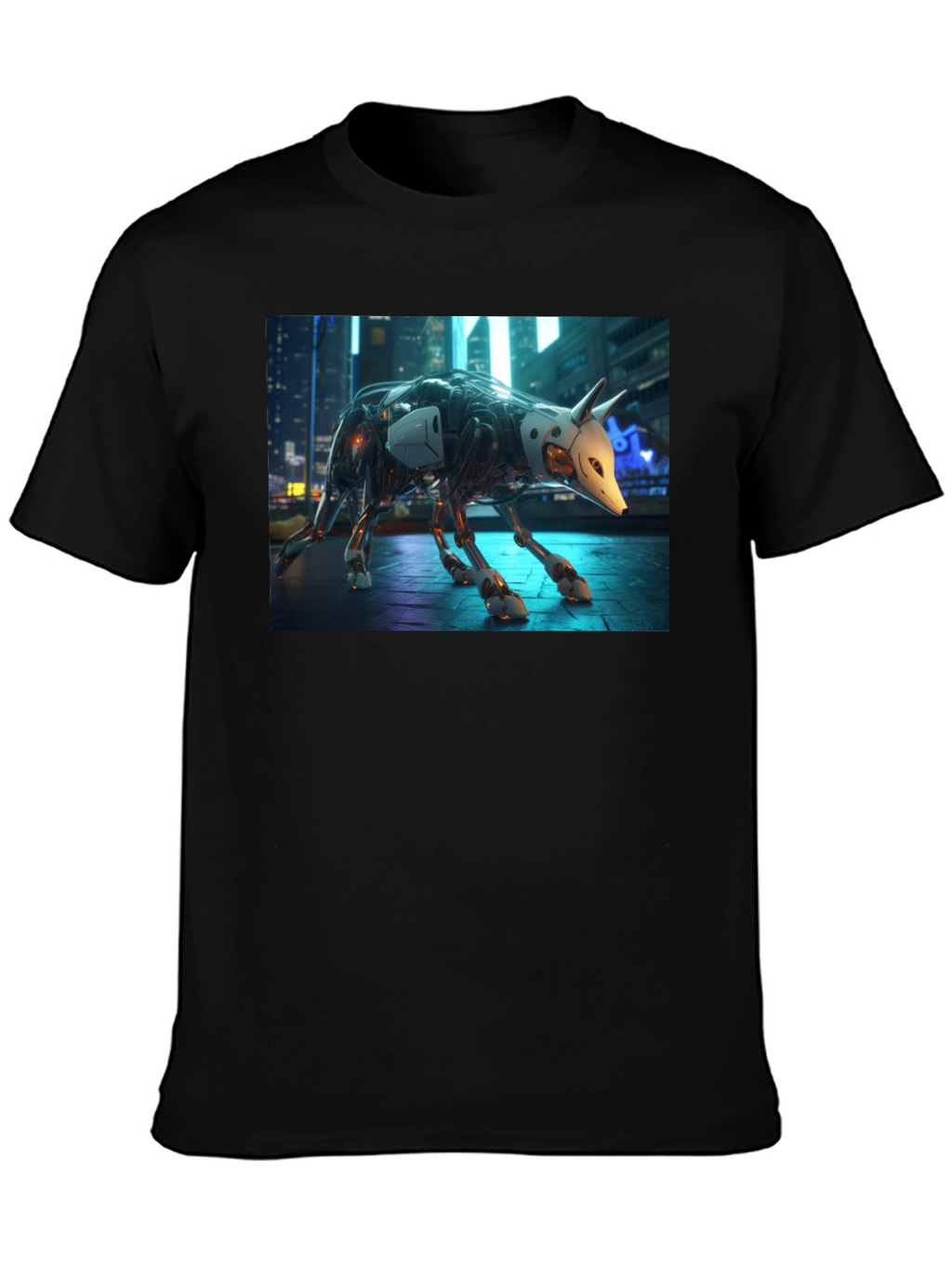 Cyberpunk Robot Animal T-Shirt