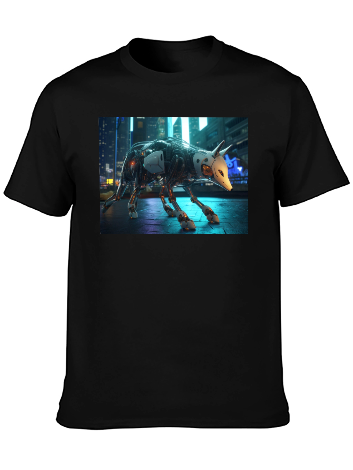 Cyberpunk Robot Animal T-Shirt