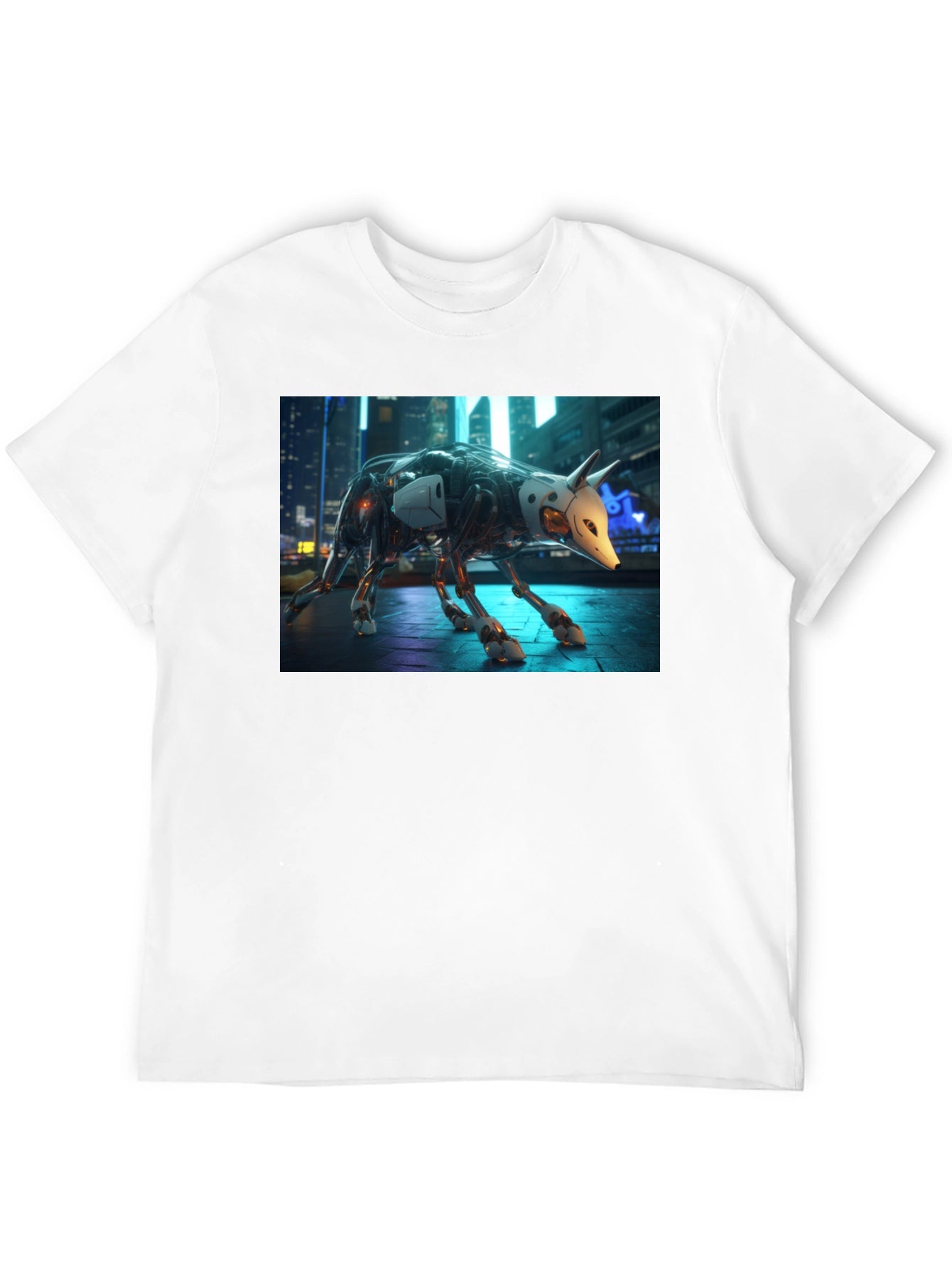 Cyberpunk Robot Animal T-Shirt