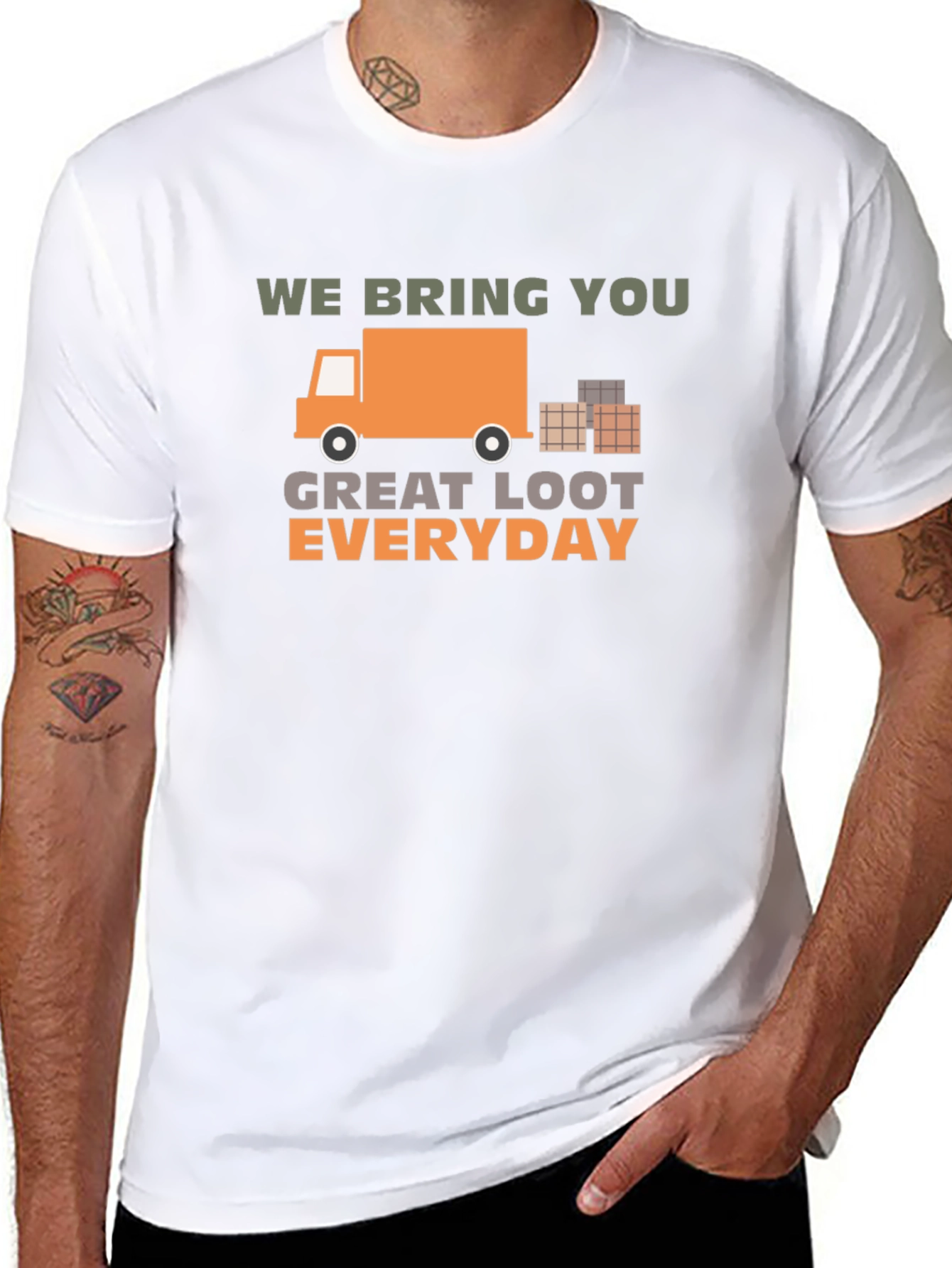 We Bring You Great Loot Everyday Graphic Tee