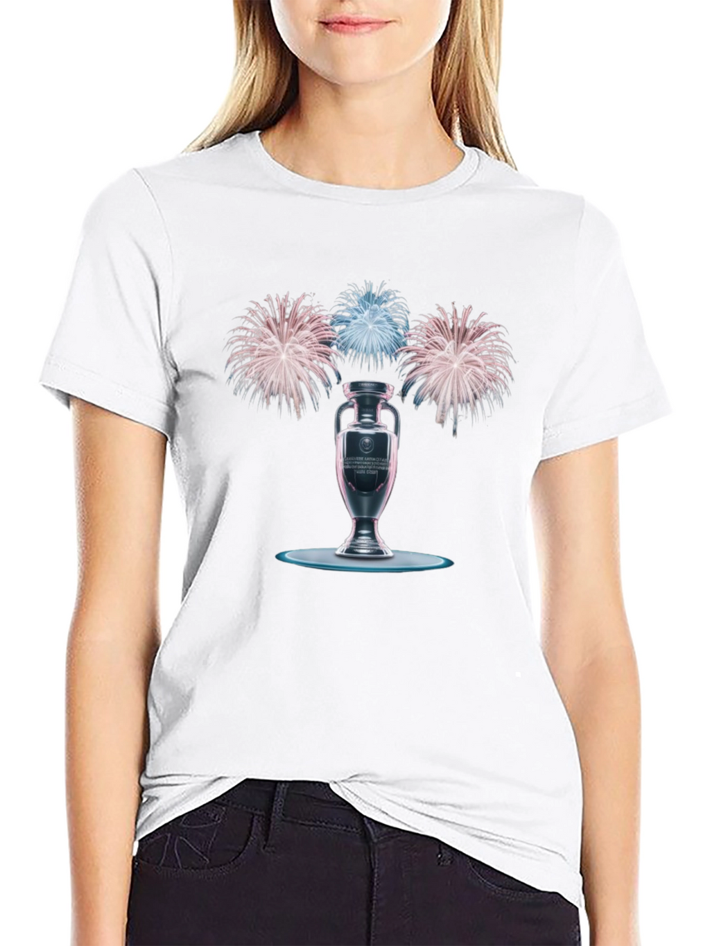 Fireworks & Trophy Black T-Shirt