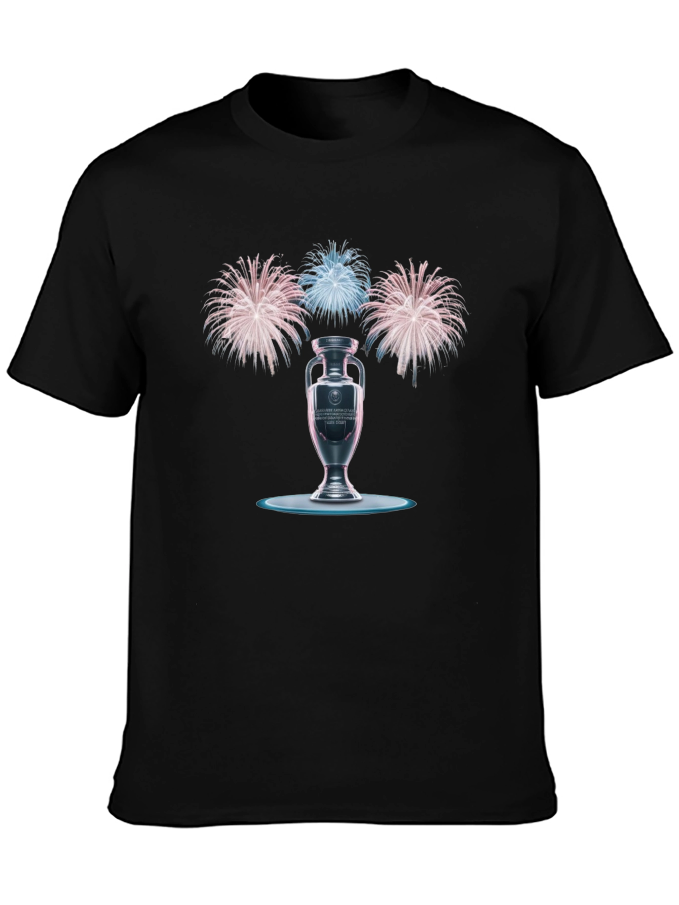 Fireworks & Trophy Black T-Shirt