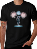Fireworks & Trophy Black T-Shirt