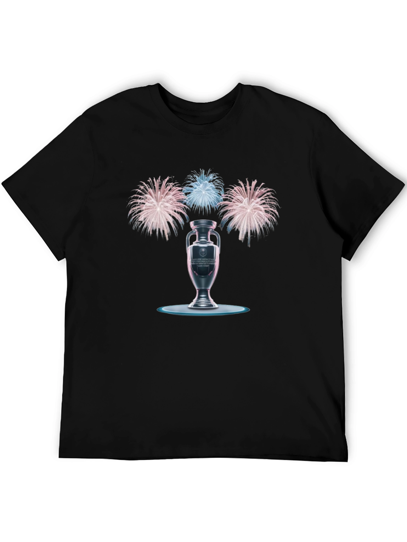 Fireworks & Trophy Black T-Shirt