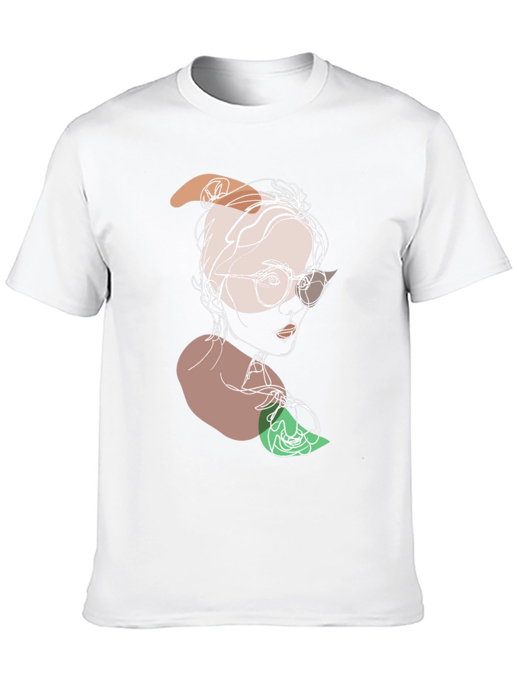 Abstract Line Art Graphic Tee