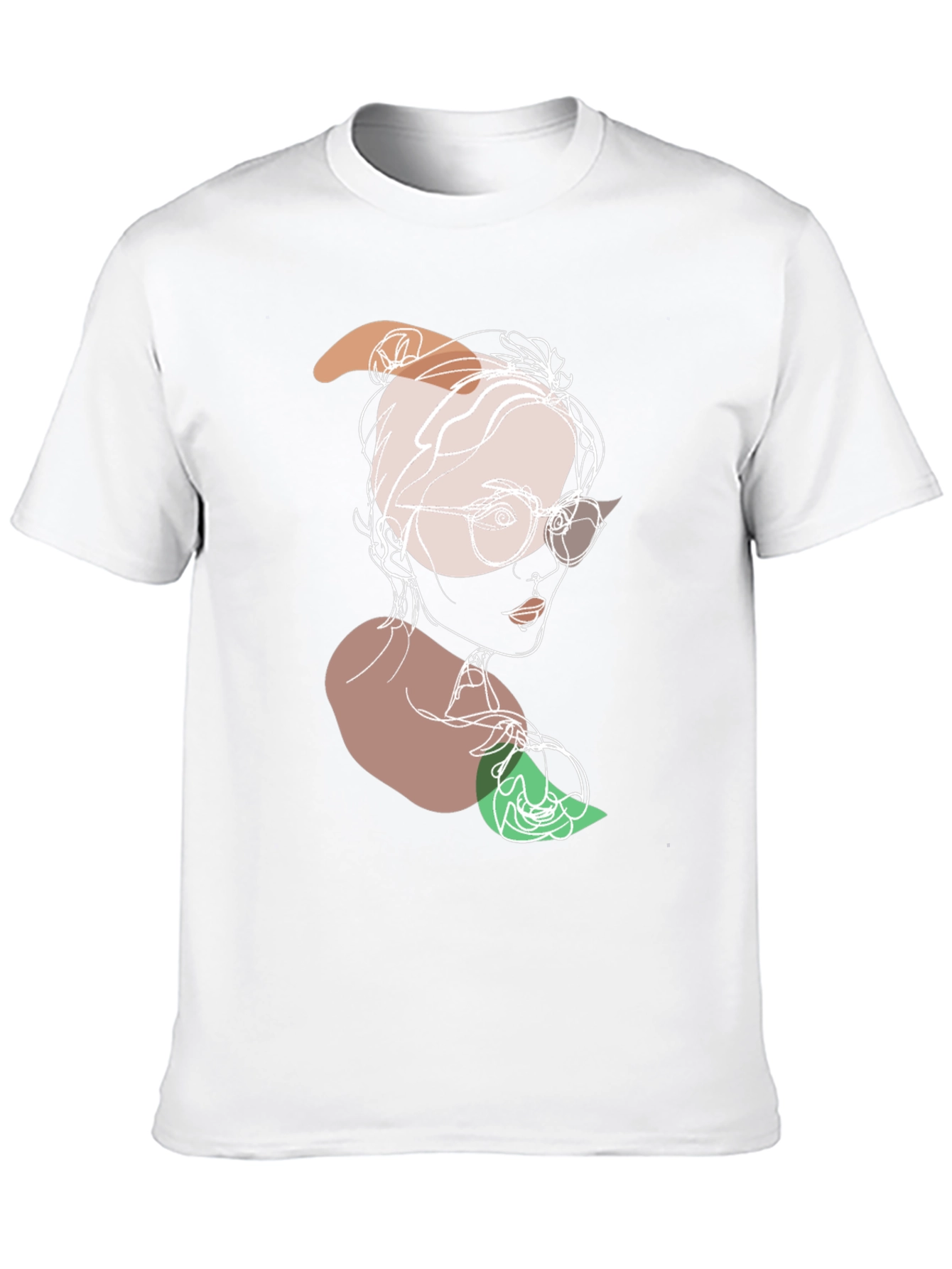 Abstract Line Art Graphic Tee