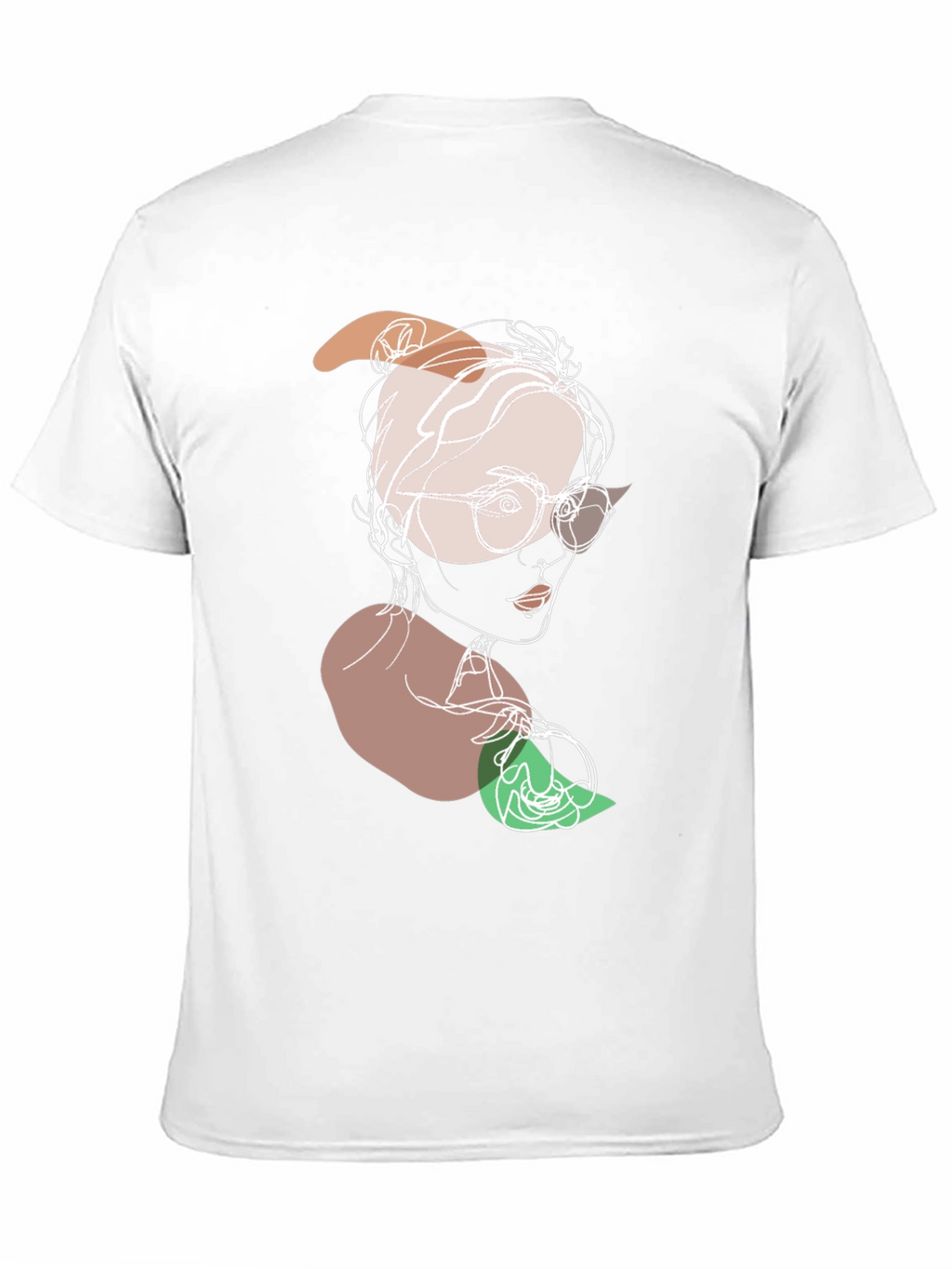 Abstract Line Art Graphic Tee