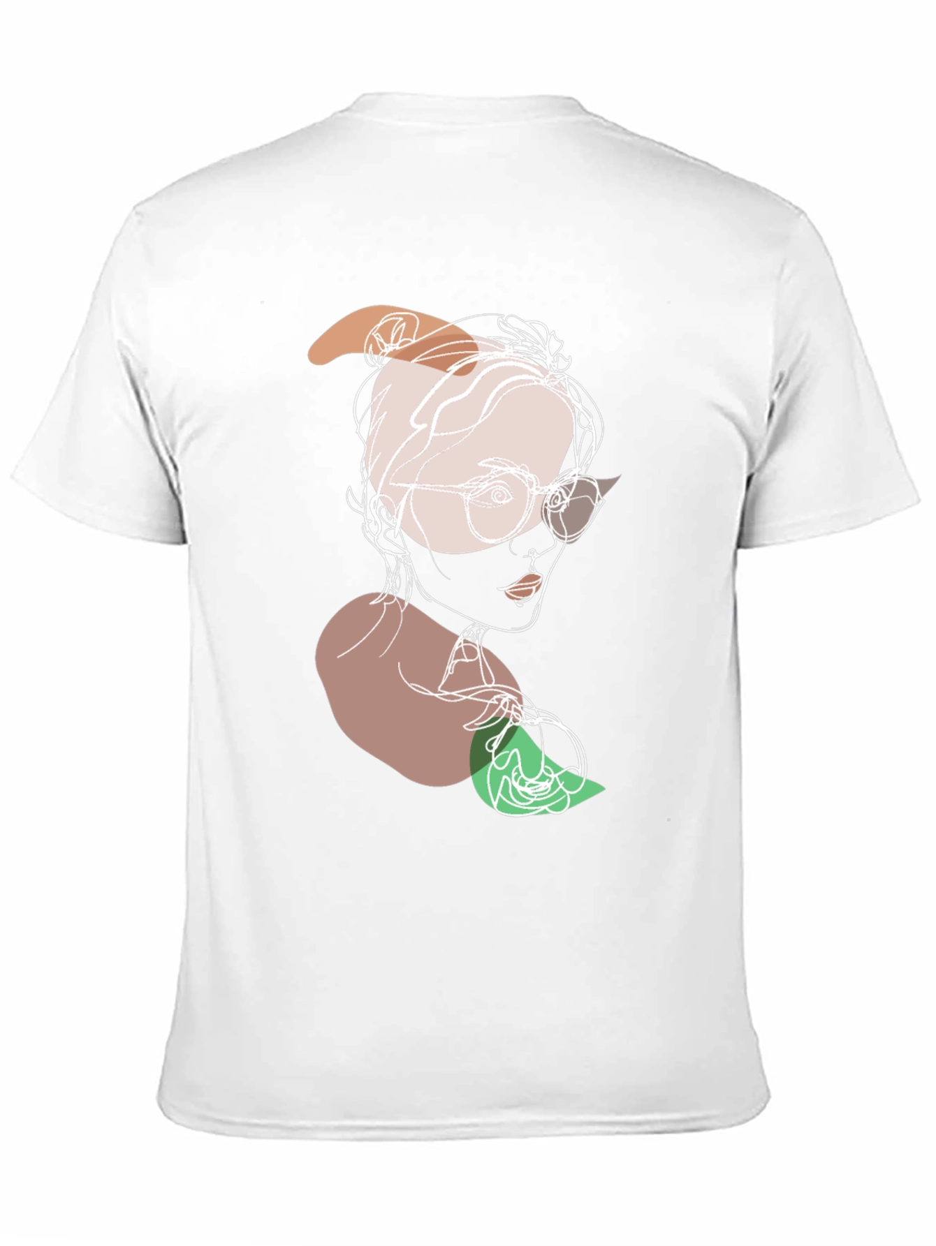 Abstract Line Art Graphic Tee