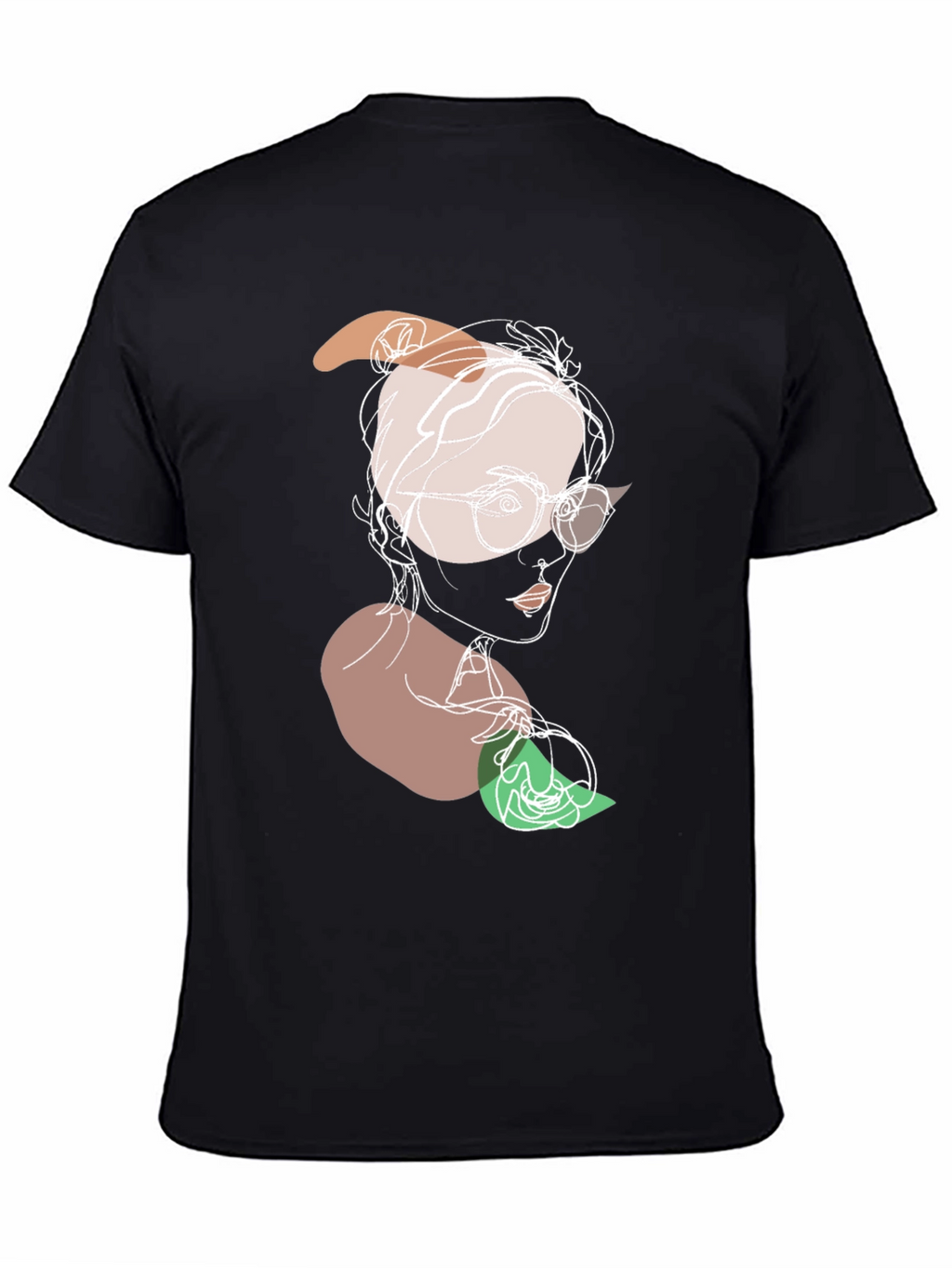 Abstract Line Art Graphic Tee