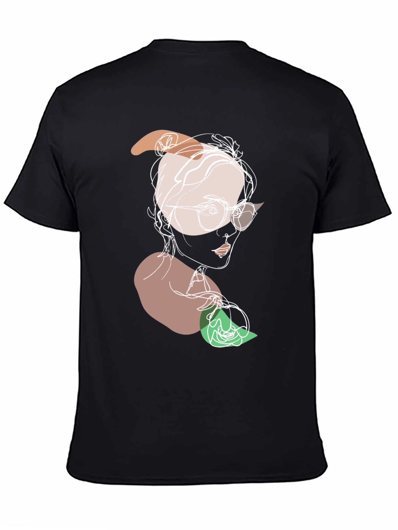 Abstract Line Art Graphic Tee