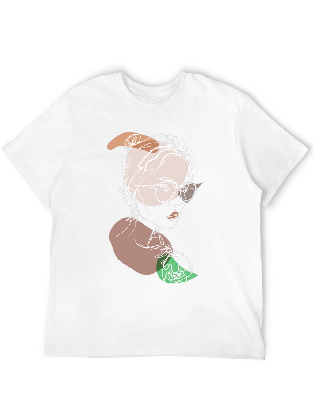 Abstract Line Art Graphic Tee