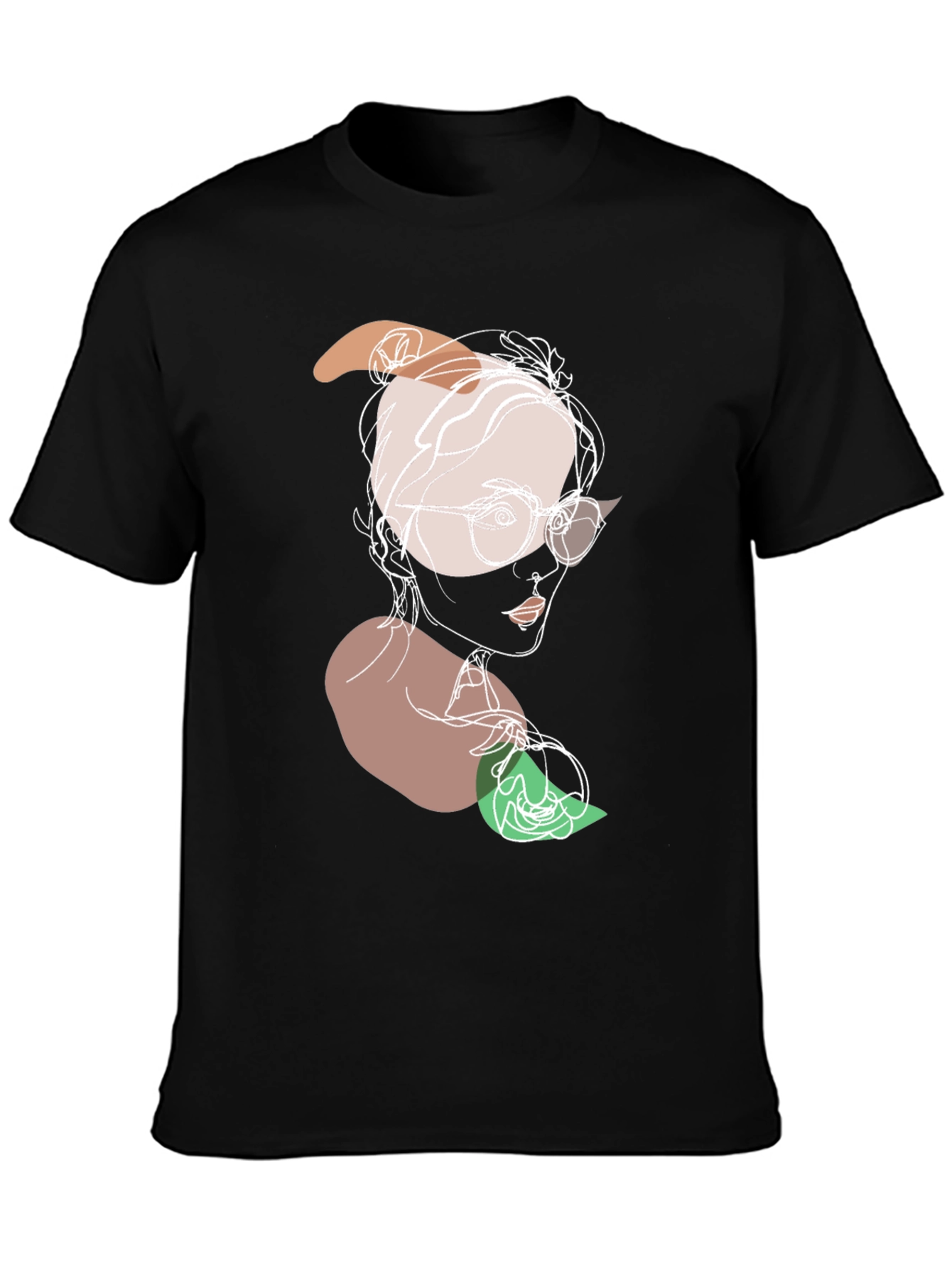 Abstract Line Art Graphic Tee