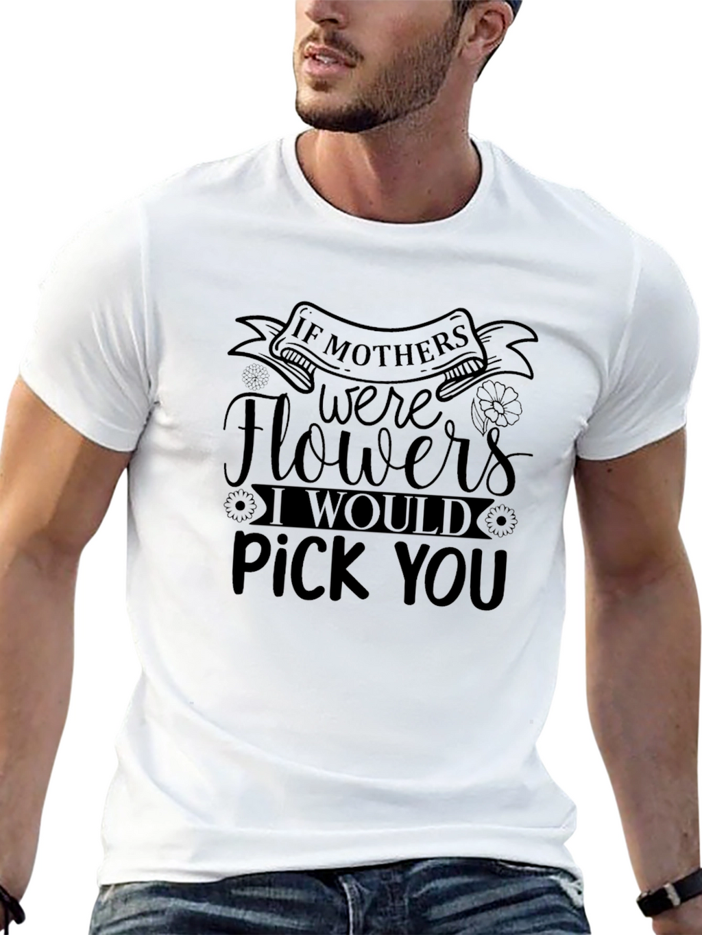 Mothers Day Pick You Black T-Shirt