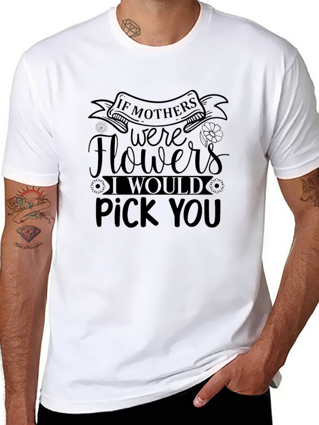Mothers Day Pick You Black T-Shirt