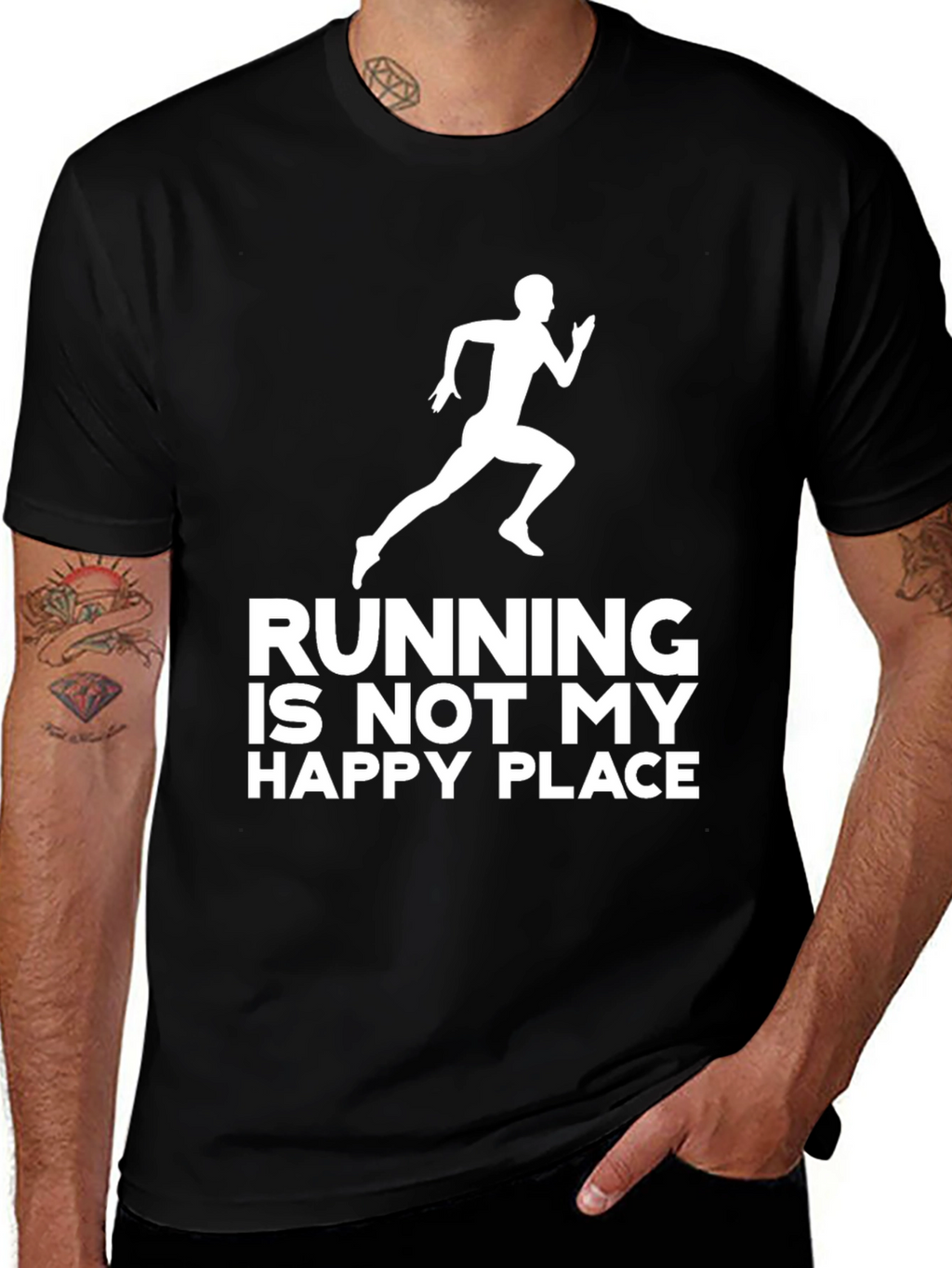 Running is Not My Happy Place T-Shirt