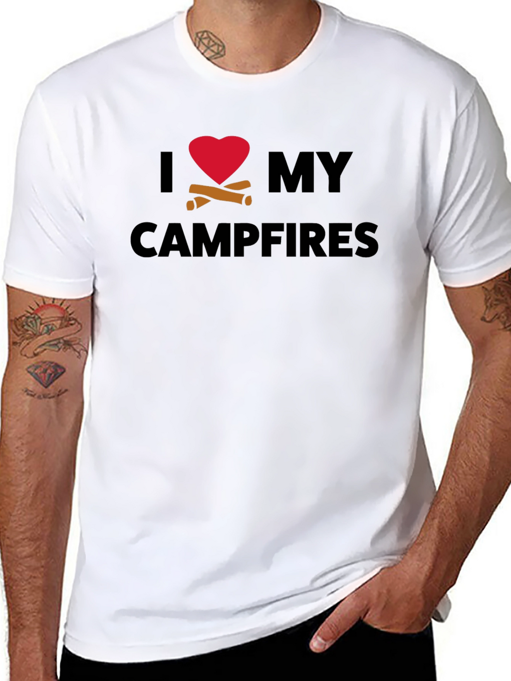 I Love Campfires Graphic T-Shirt
