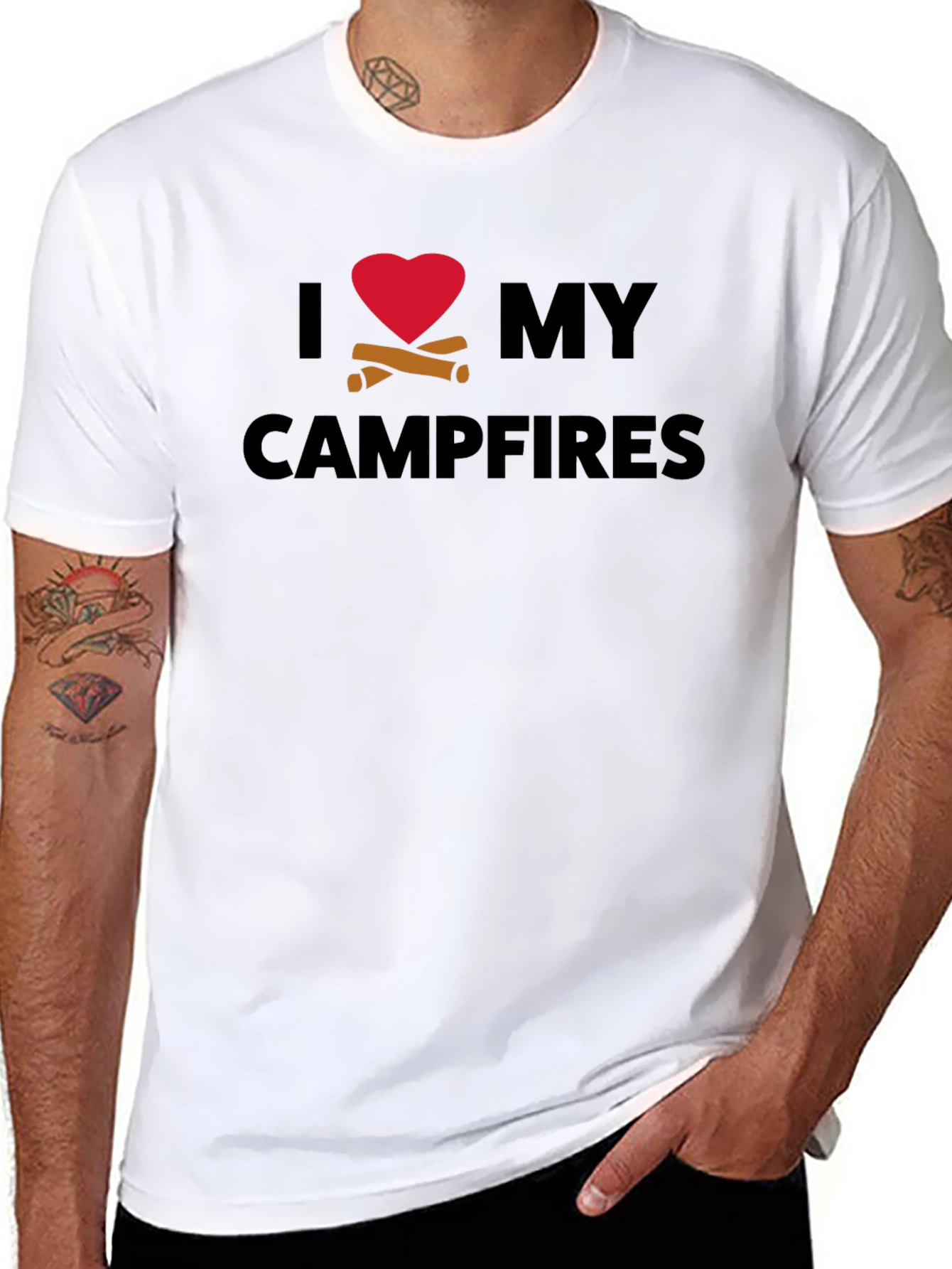 I Love Campfires Graphic T-Shirt