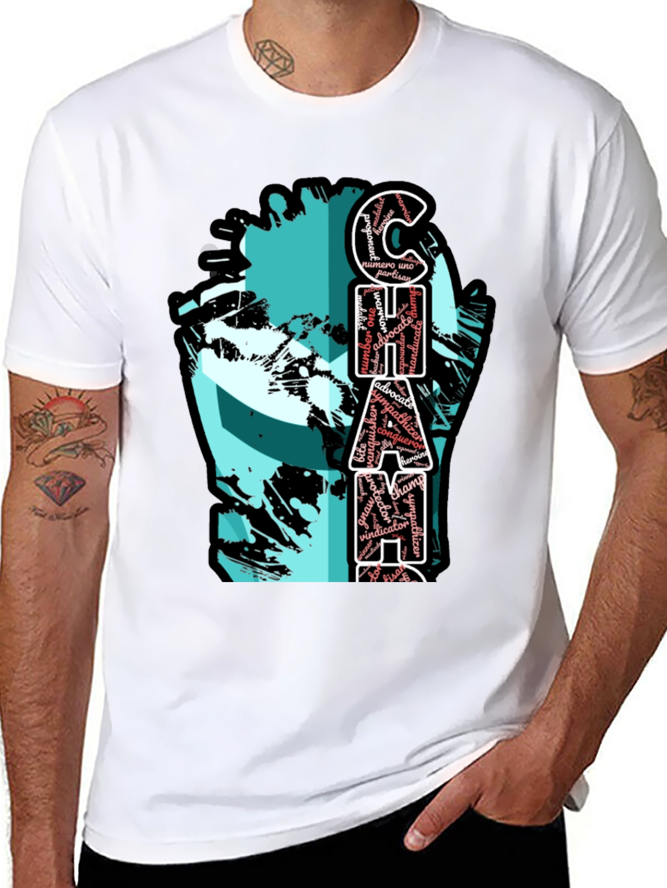 Champion Word Art T-Shirt