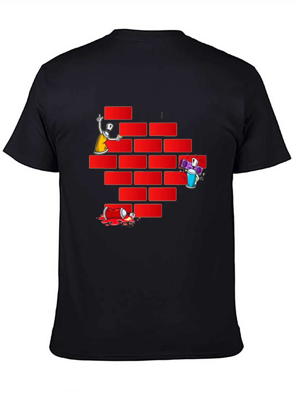 Graffiti Wall T-Shirt - Urban Style