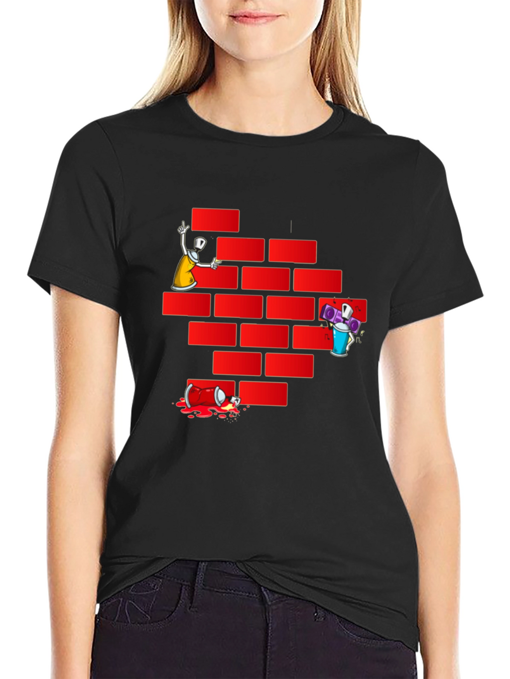 Graffiti Wall T-Shirt - Urban Style