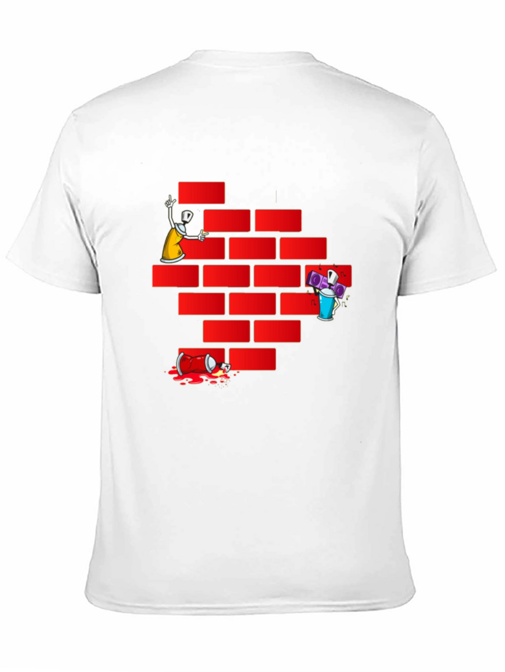 Graffiti Wall T-Shirt - Urban Style