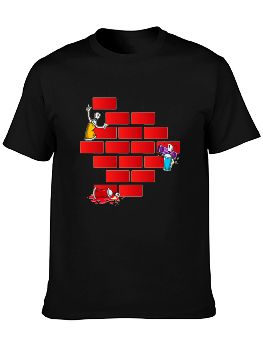 Graffiti Wall T-Shirt - Urban Style