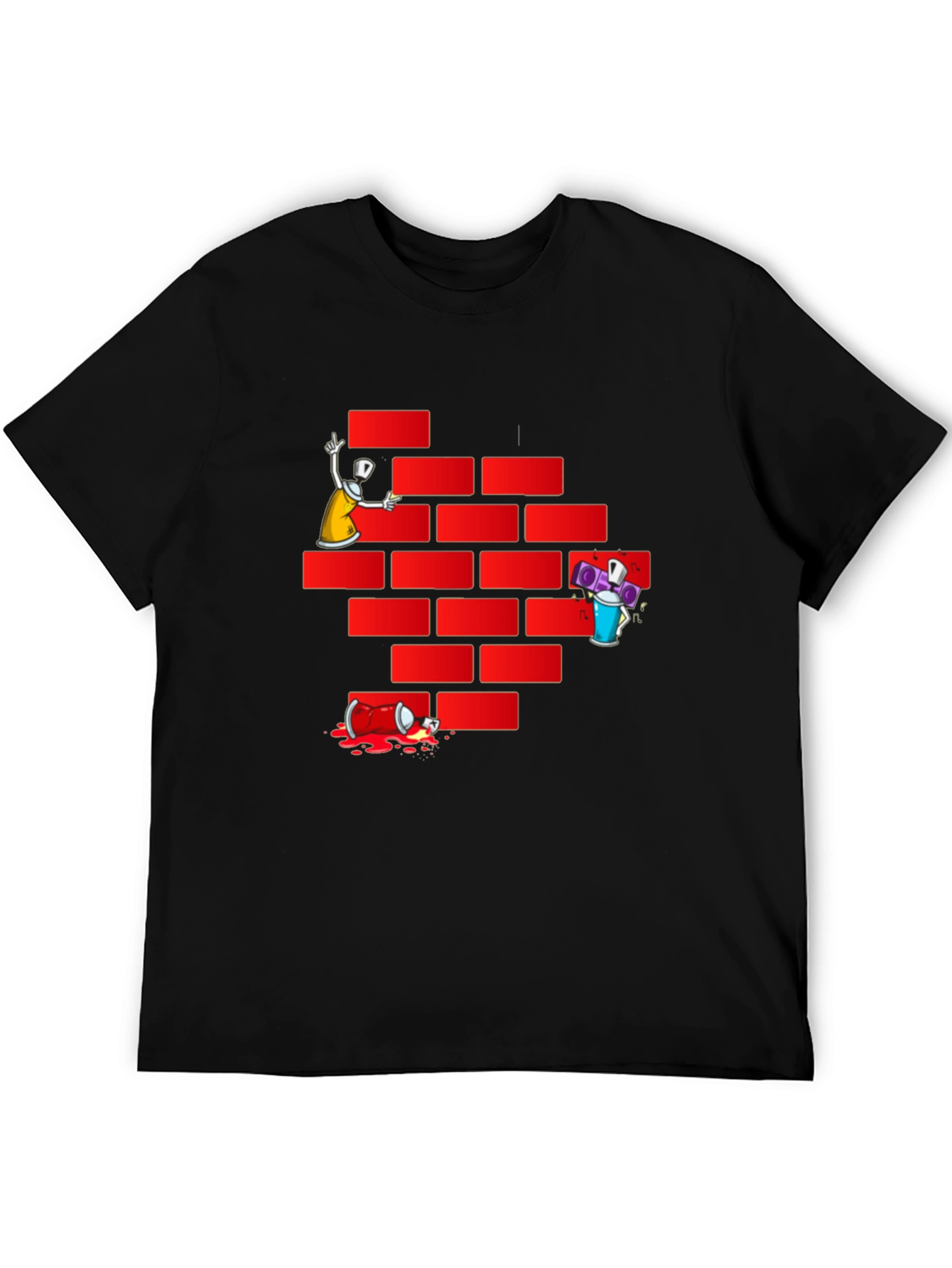 Graffiti Wall T-Shirt - Urban Style