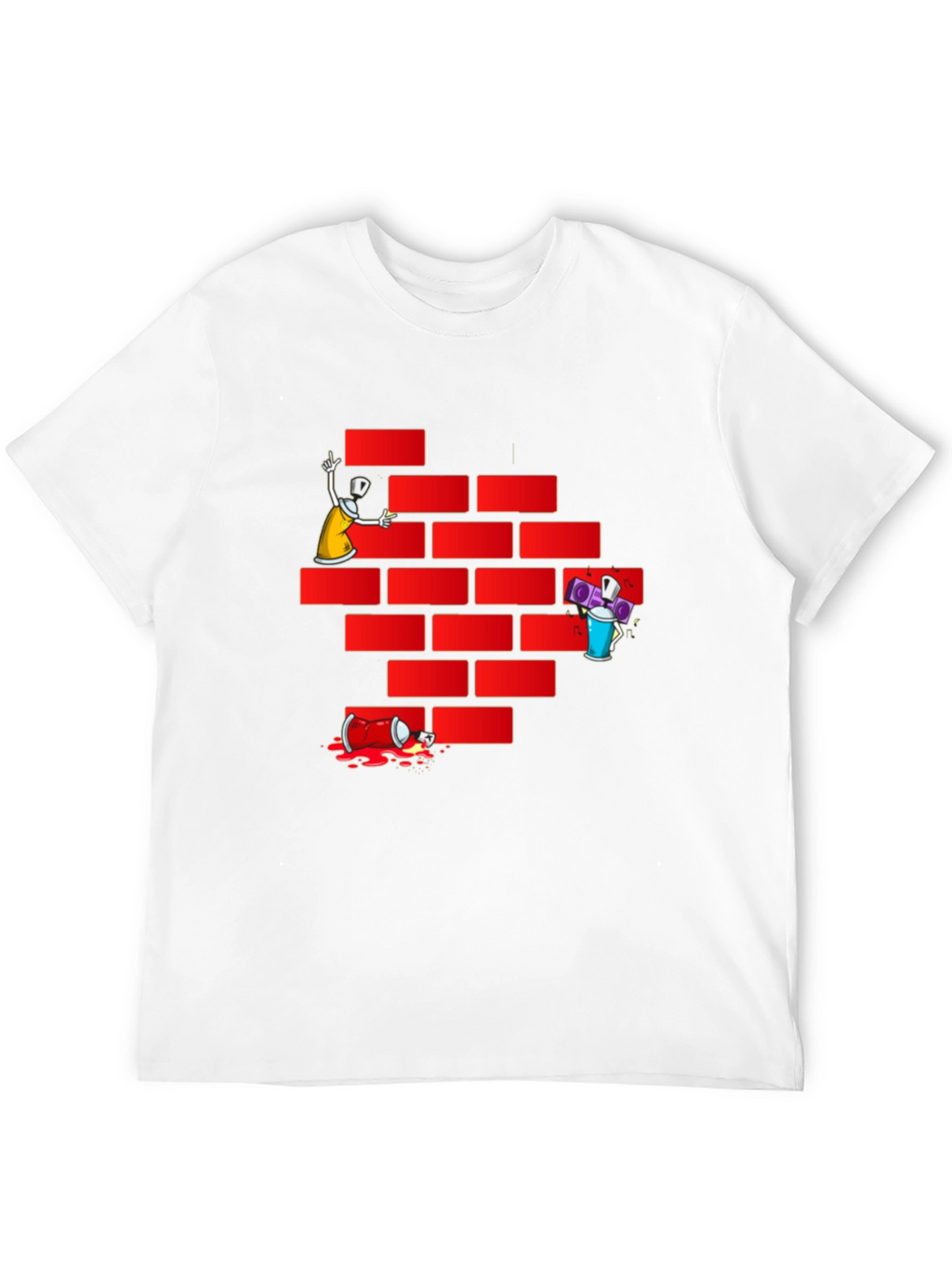 Graffiti Wall T-Shirt - Urban Style