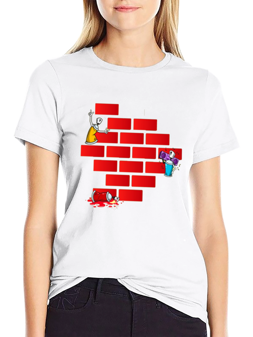 Graffiti Wall T-Shirt - Urban Style