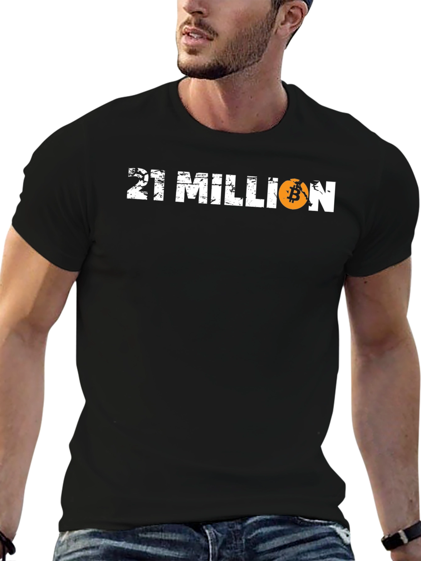 21 Million Bitcoin Graphic Tee - Crypto Enthusiast Apparel
